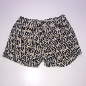 Navy patterned shorts